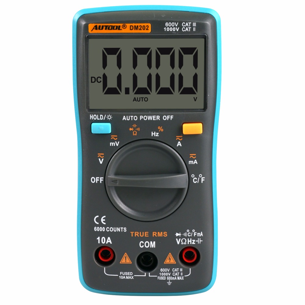Autool DM202 (2) Multímetro Digital DM202 - Autool